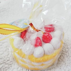 Yellow Strawberry Layered Cake Squishy 🍌💛🍰
